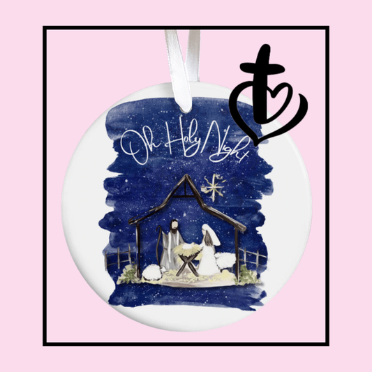 “Oh Holy Night” Christmas Ornament